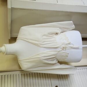 NWT Rebellion Again tie crop kimono with lace S feminine romantic Price Firm